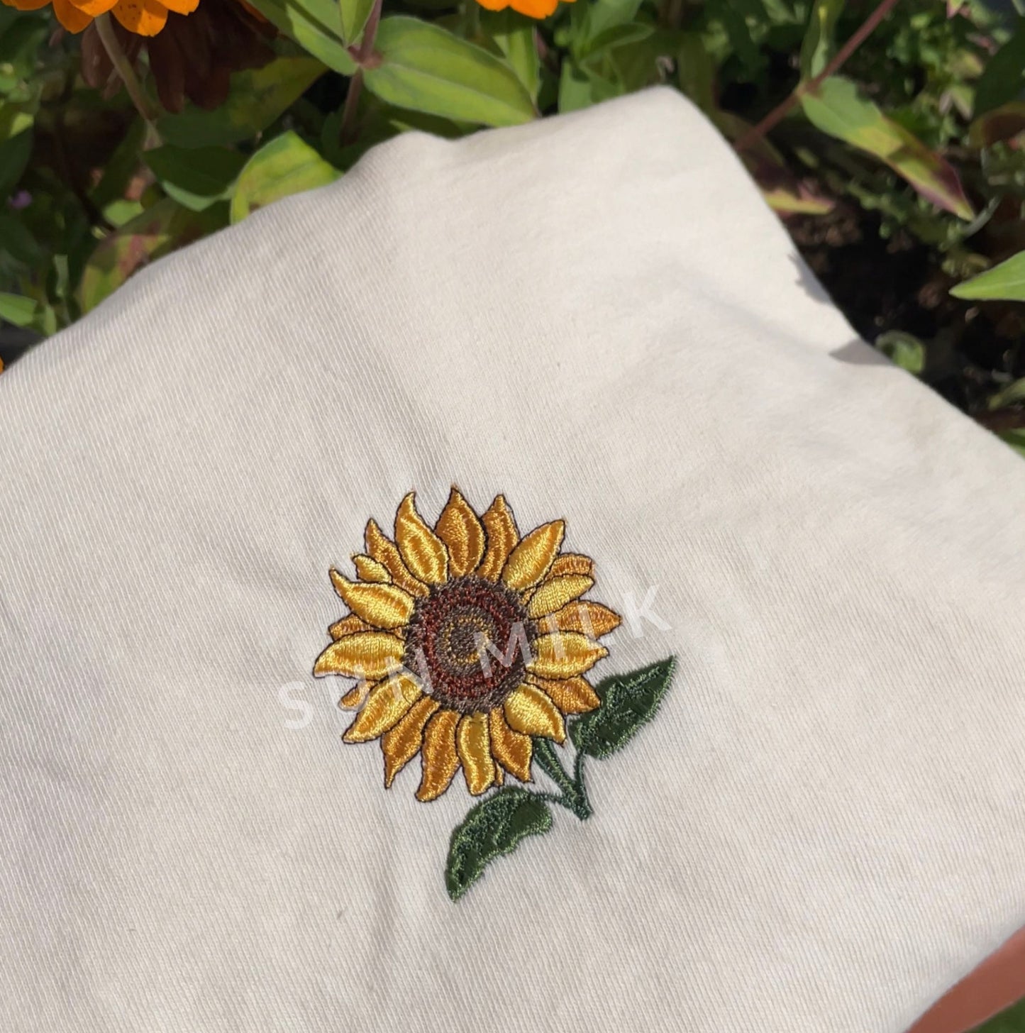 Sunflower Cropped Boxy Tee