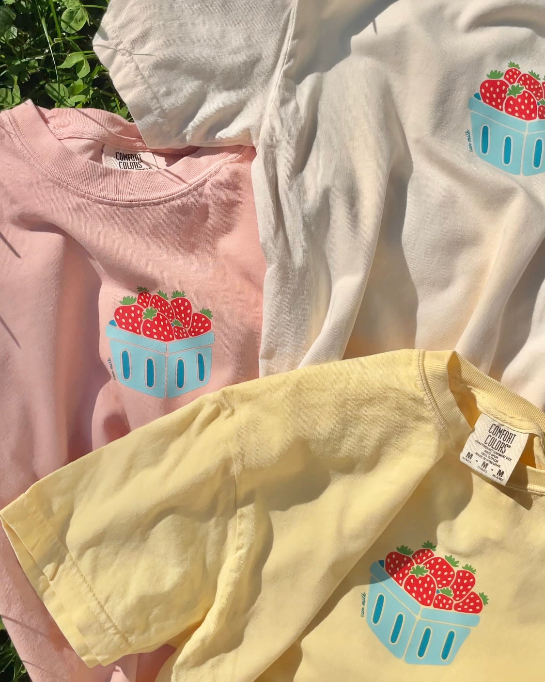 A Strawberry Boxy Tee