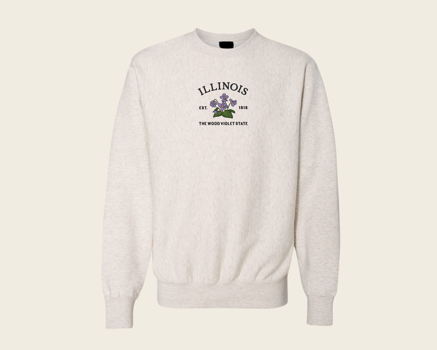 Illinois Wood Violet Crew