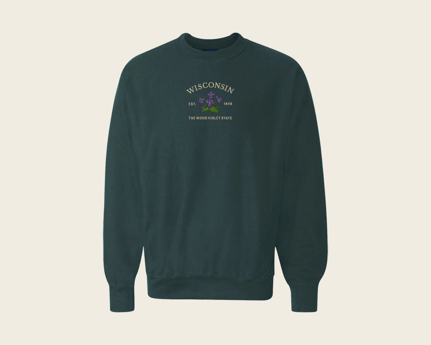 Wisconsin Wood Violet Crew