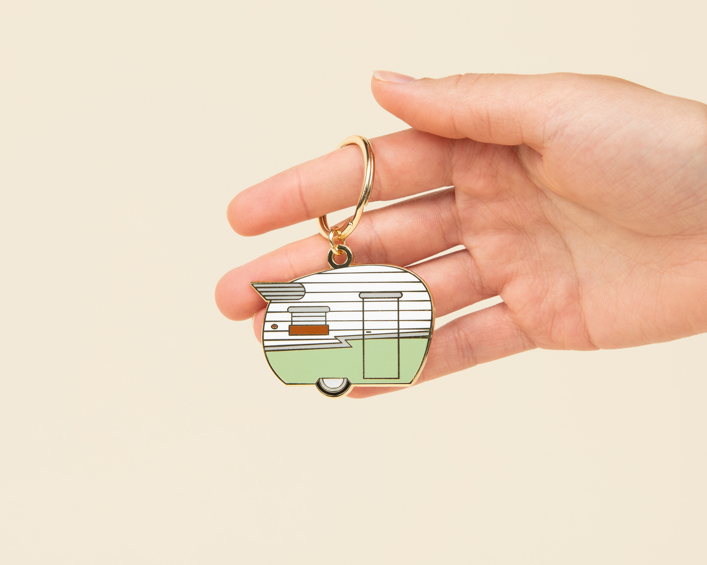 Vintage Camper Keychain