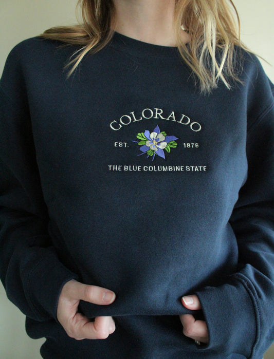 Colorado Blue Columbine Crew