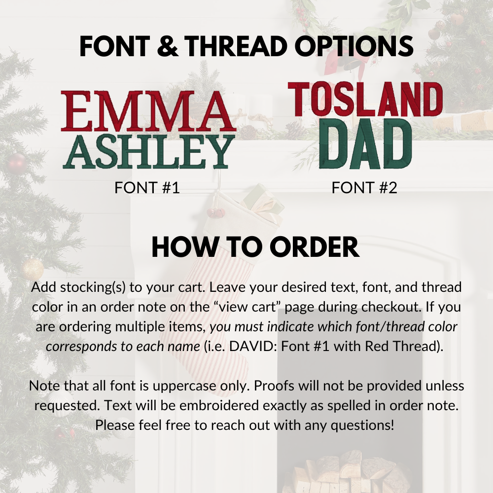 Custom Christmas Stocking