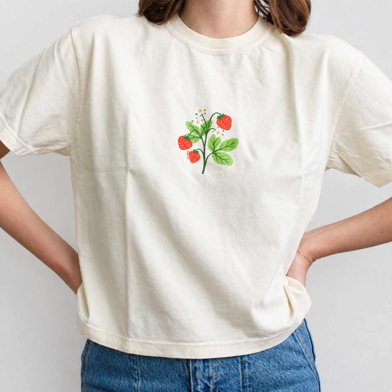 Strawberry Fields Boxy Tee