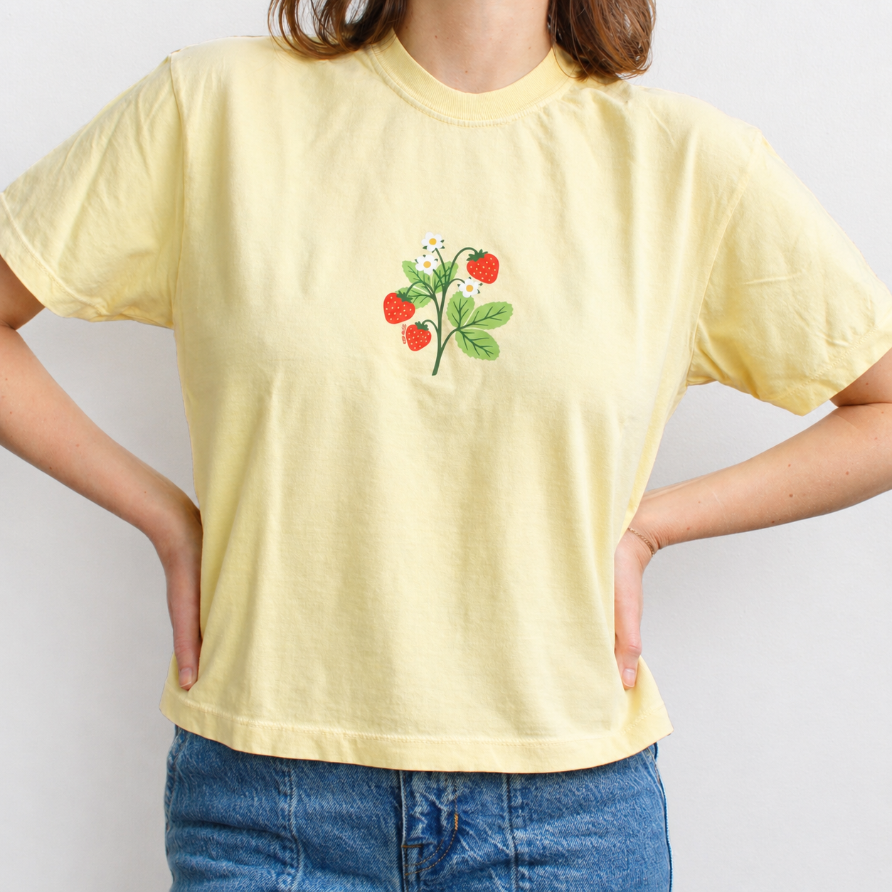 Strawberry Fields Boxy Tee