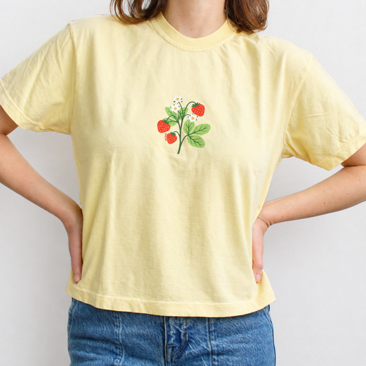 Strawberry Fields Boxy Tee