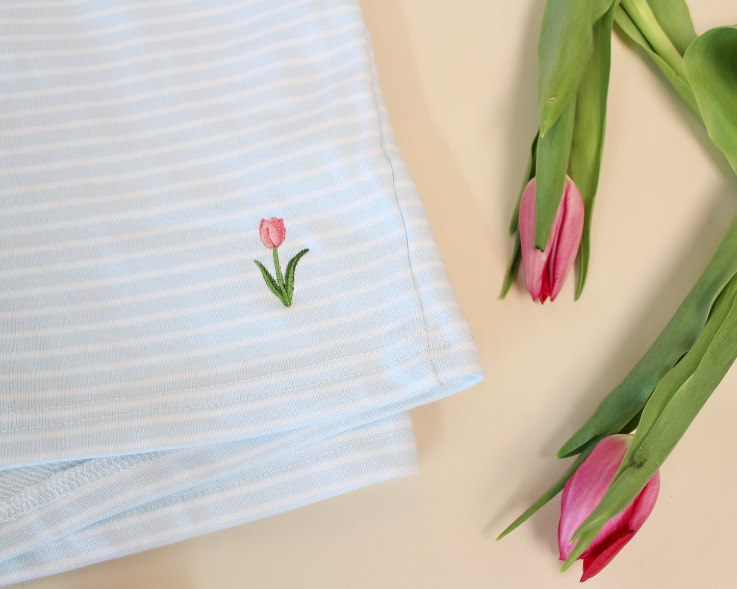 Striped Tulip Shorts