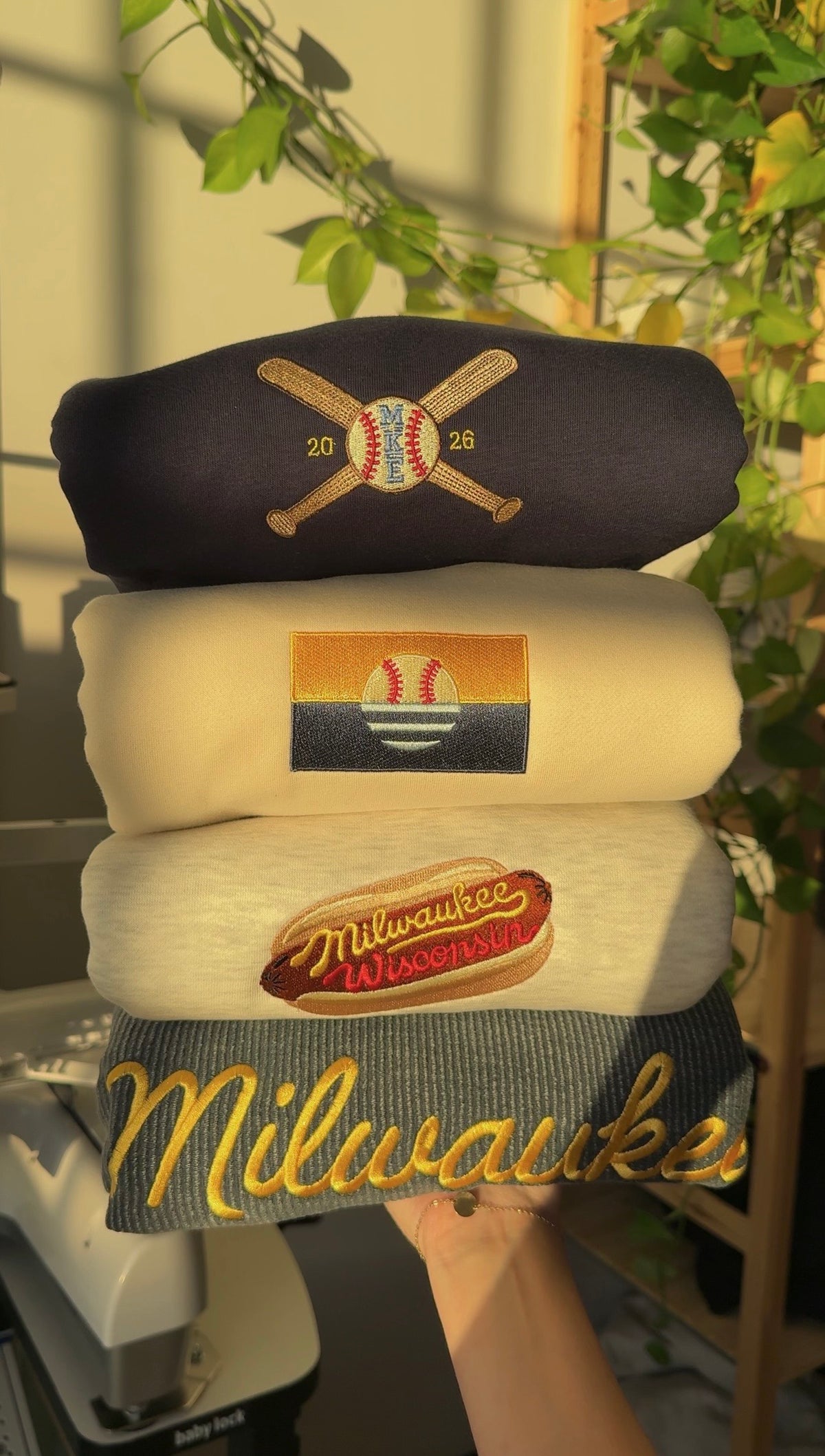 Milwaukee Flag Mock Neck