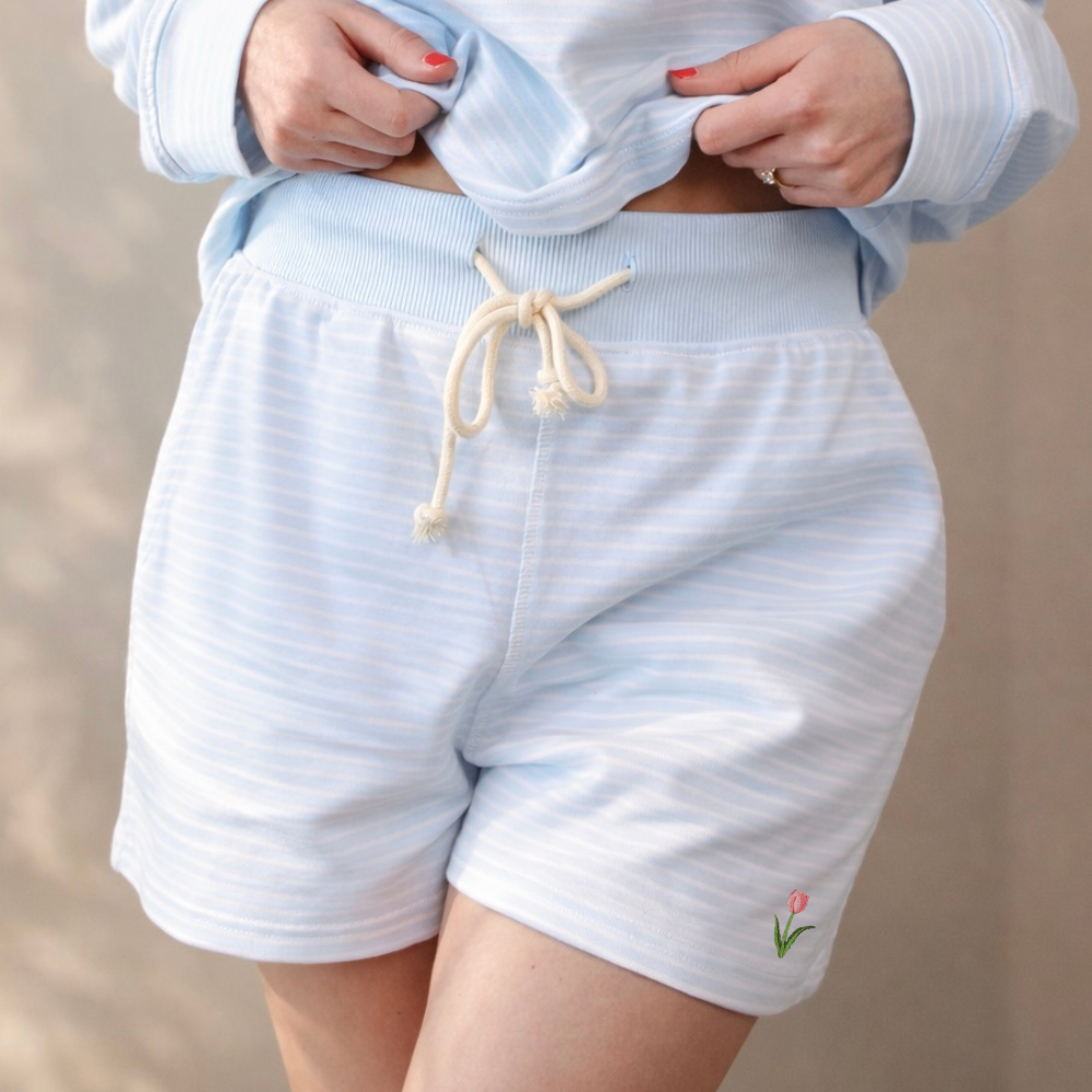 Striped Tulip Shorts