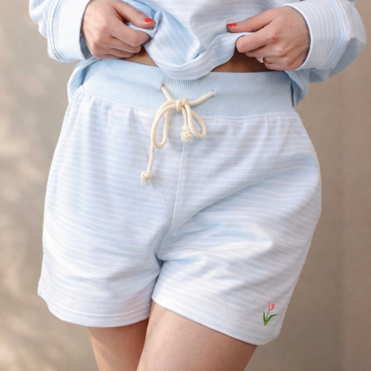 Striped Tulip Shorts